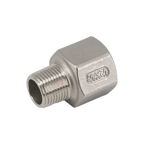 Футорка обратная нержавеющая, AISI304 DN10 x DN 6 (3/8" x 1/8"), (CF8), PN16