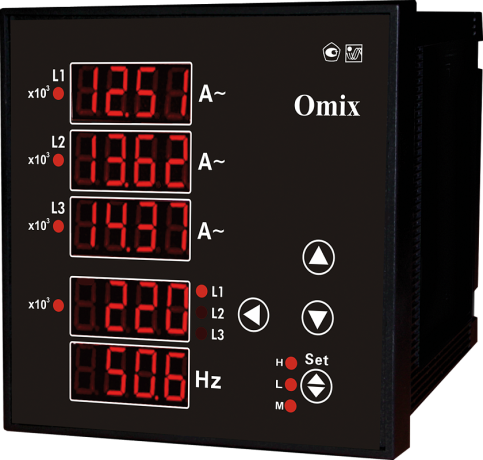 Мультиметр трехфазный щитовой Omix P99-M5-3-N3